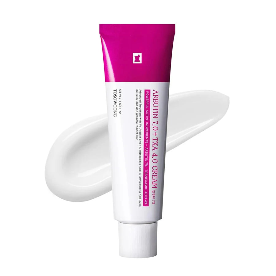|BUY 1 GET 1 FREE|   Arencia Vitamin C Booster Shot + TOSOWOONG Arbutin 7% + Tranexamic Acid 4% Cream